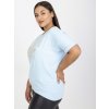 Dámske plus size farba svetlo-modrá kód RV-TS-7660.88P