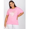Dámske plus size farba svetlo-modrá kód RV-TS-7660.88P