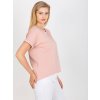 Dámske plus size farba čierna kód RV-TS-7776.02P