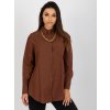 Dámske Košeľa farba Hnedá kód TO-KS-7183.81P
