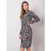 Dámske čierno-biele šaty košeľové kód produktu TO-SK-1103-7.16P