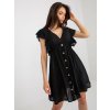 Dámske čierne šaty letne kód produktu TW-SK-BI-26735.56