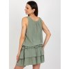 Dámske khaki šaty letne kód produktu TW-SK-BI-8139.44