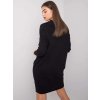 Dámske čierne šaty pletene dizajnove kód produktu TW-SK-BI-ZS5140.47