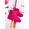 Detské snehule  ružové kód obuvi N224/N225 FUKSJA