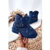Detské snehule  modré kód obuvi n224/n225 navy / (Veľkosť 34)