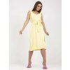 Dámske svetlo-žlte šaty letne kód produktu WN-SK-1211.58