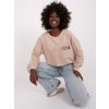 Dámska blúzka na bežný deň béžová RV-BZ-8156.85
