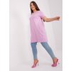 Dámske svetlo-fialove šaty plus size kód produktu RV-SK-8768.17P