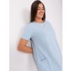 Dámske svetlo-modre šaty - tunika plus size kód produktu RV-TU-8862.69P