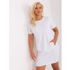 Dámske biele šaty plus size kód produktu RV-SK-8899.14P