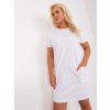 Dámske biele šaty - tunika plus size kód produktu RV-TU-8862.69P