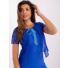 Dámske kobaltovo-modre šaty elegantné kód produktu LK-SK-509284.87