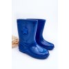 Detské gumové holínky modré malvi / HM50 DEEP BLUE (Veľkosť 31)