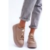 Kůže Sportovní Boty Na Platformě Maciejka 06191-04 Bežová (Veľkosť 40)