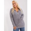 Dámsky sveter farba Sivá kód PM-SW-PM-3735.25X