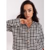 Dámska Bunda farba Čierno-biela kód LK-KR-509432.27