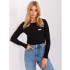 Dámska blúzka s dlhým rukávom čierna RV-BZ-9156.07