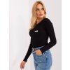 Dámska blúzka s dlhým rukávom čierna RV-BZ-9156.07