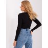 Dámska blúzka s dlhým rukávom čierna RV-BZ-9156.07