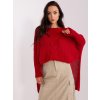 Dámsky sveter farba Tmavo-červená kód TW-SW-BI-559.45