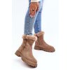 Dámské semišové boty s kožešinou Beže Hasiva (Veľkosť 36)