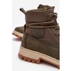 Pánské trapery memory foam botky big star kk174205 khaki / KK174205 KHAKI (Veľkosť 44)