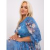 Dámske modre šaty plus size kód produktu LK-SK-509344-1.60P