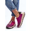 Kůže Dámské Sportovní Boty Maciejka 06296-15 Fuchsia