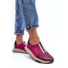 Kůže Dámské Sportovní Boty Maciejka 06296-15 Fuchsia