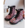 Dolida ocieplané Detské botky na zips čierne-růžová / 2325-1A/2A/3A BLACK (Veľkosť 19)