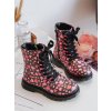 Dolida ocieplané Detské botky na zips čierne-růžová / 2325-1A/2A/3A BLACK (Veľkosť 19)