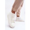 Dámské zateplené tenisky na zip bílé Big Star MM274017 (Veľkosť 36)