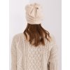 Dámske Čiapka farba Béžová kód AT-CZ-2329.79 (Farba Béžová, Veľkosť ONE SIZE)