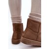Dámské zimní boty s opláštěním hnědé Big Star MM274161 (Veľkosť 36)