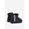 Dětské zimní boty s podšívkou z flitrů černých Rebbica (Veľkosť 34)
