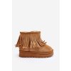 Ocieplane Botky Sněžáky Dětské s Ozdobnými Frédzlami Camel Nimia (Veľkosť 28)