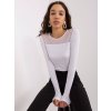 Dámska blúzka s dlhým rukávom biela RV-BZ-9201.78P
