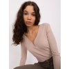 Dámska blúzka na bežný deň béžová RV-BZ-9206.20