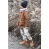 Dětské Trapery Botky Na Zip s Kožušinou Camel Marialee (Veľkosť 19)