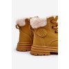 Dětské Trapery Botky Na Zip s Kožušinou Camel Marialee (Veľkosť 19)