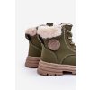 Detské členkové topánky  zelené kód obuvi 20304-1D/2D/3D GREEN (Veľkosť 20)