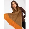 Dámsky šál farba hnedá camel Fact - naj AT-SZ-1942.94P (Farba Hnedá camel, Veľkosť ONE SIZE)