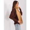 Dámsky šál farba hnedá camel Fact - naj AT-SZ-23185.73P (Farba Hnedá camel, Veľkosť ONE SIZE)