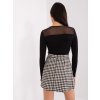 Dámska blúzka s dlhým rukávom čierna RV-BZ-9201.78P