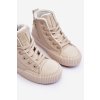 Dětské Ocieplené Tenisky Na Zip Big Star MM374012 Světle Béžové (Veľkosť 30)