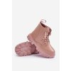 Ocieplane lakierované Detské botky big star mm374144 ružové / MM374144 RÓŻ (Veľkosť 30)