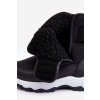 Detské členkové topánky  čierne kód obuvi MM374119 CZARNY (Veľkosť 32)