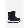 Detské členkové topánky  čierne kód obuvi MM374119 CZARNY (Veľkosť 32)
