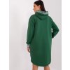 Dámske tmavo-zelene šaty - tunika športove kód produktu RV-TU-9224.95P